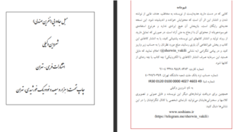 دانلود پی دی اف کتاب نفرین صندلی شروین وکیلی