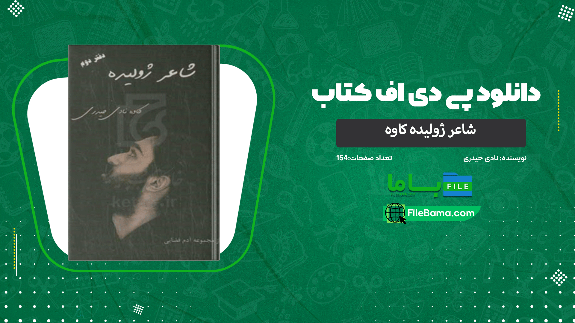 دانلود پی دی اف کتاب شاعر ژولیده کاوه نادی حیدری 